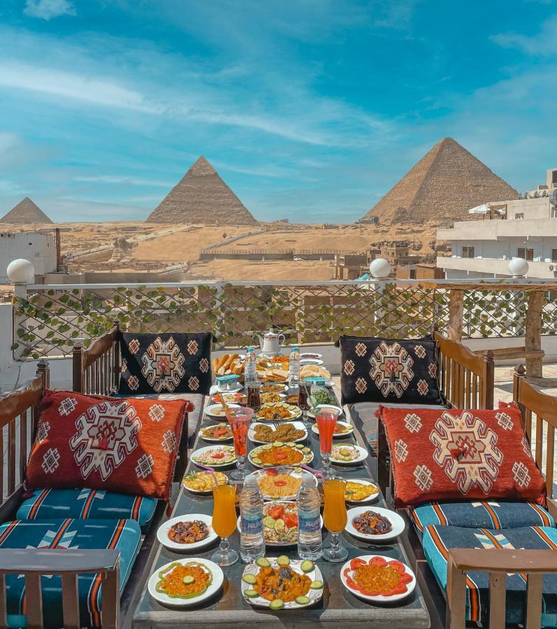 Jimmy Pyramids View Hotel Cairo Exterior foto