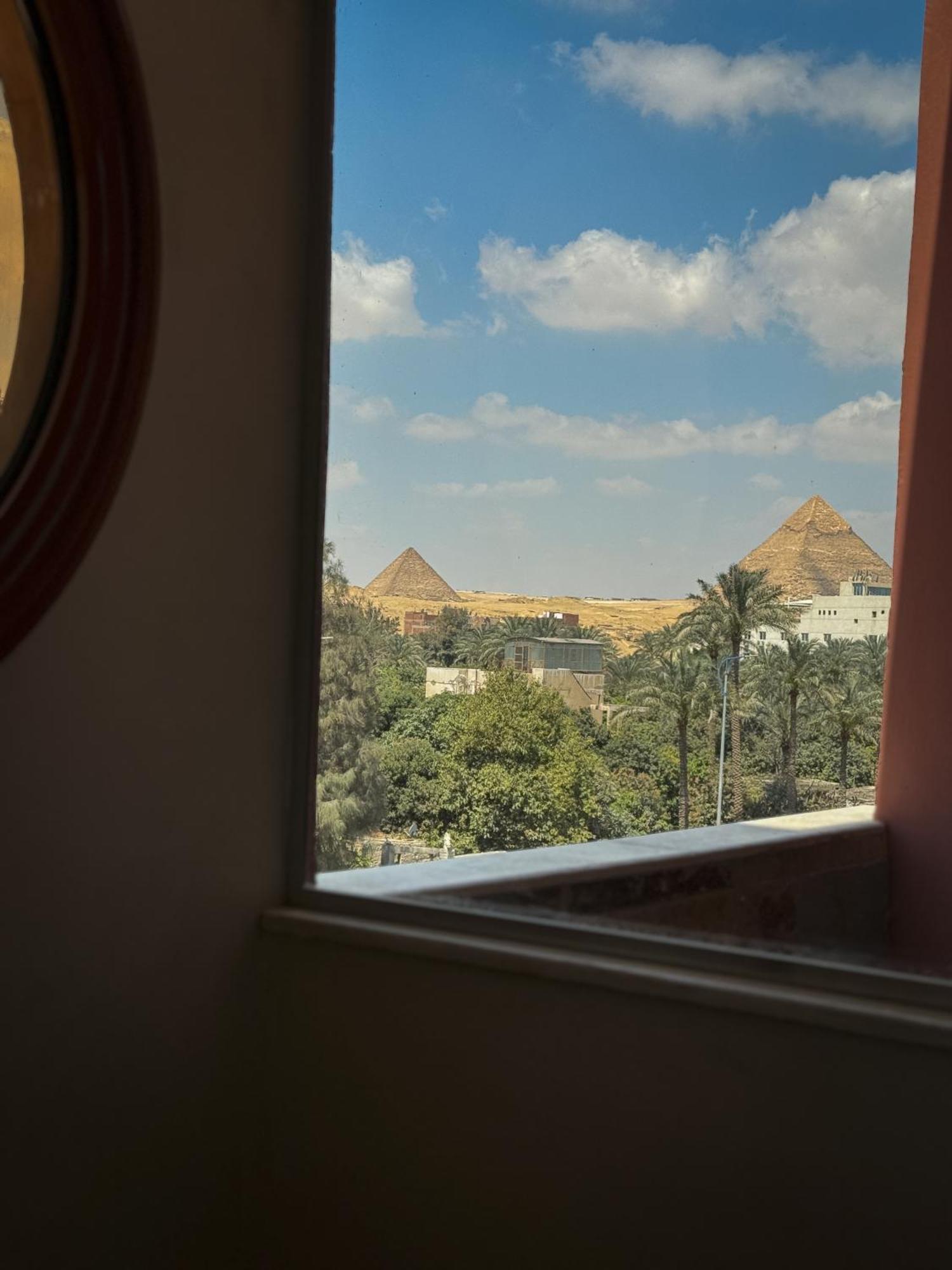 Almas Pyramids View Hotel Kafret el-Gabal Exterior foto