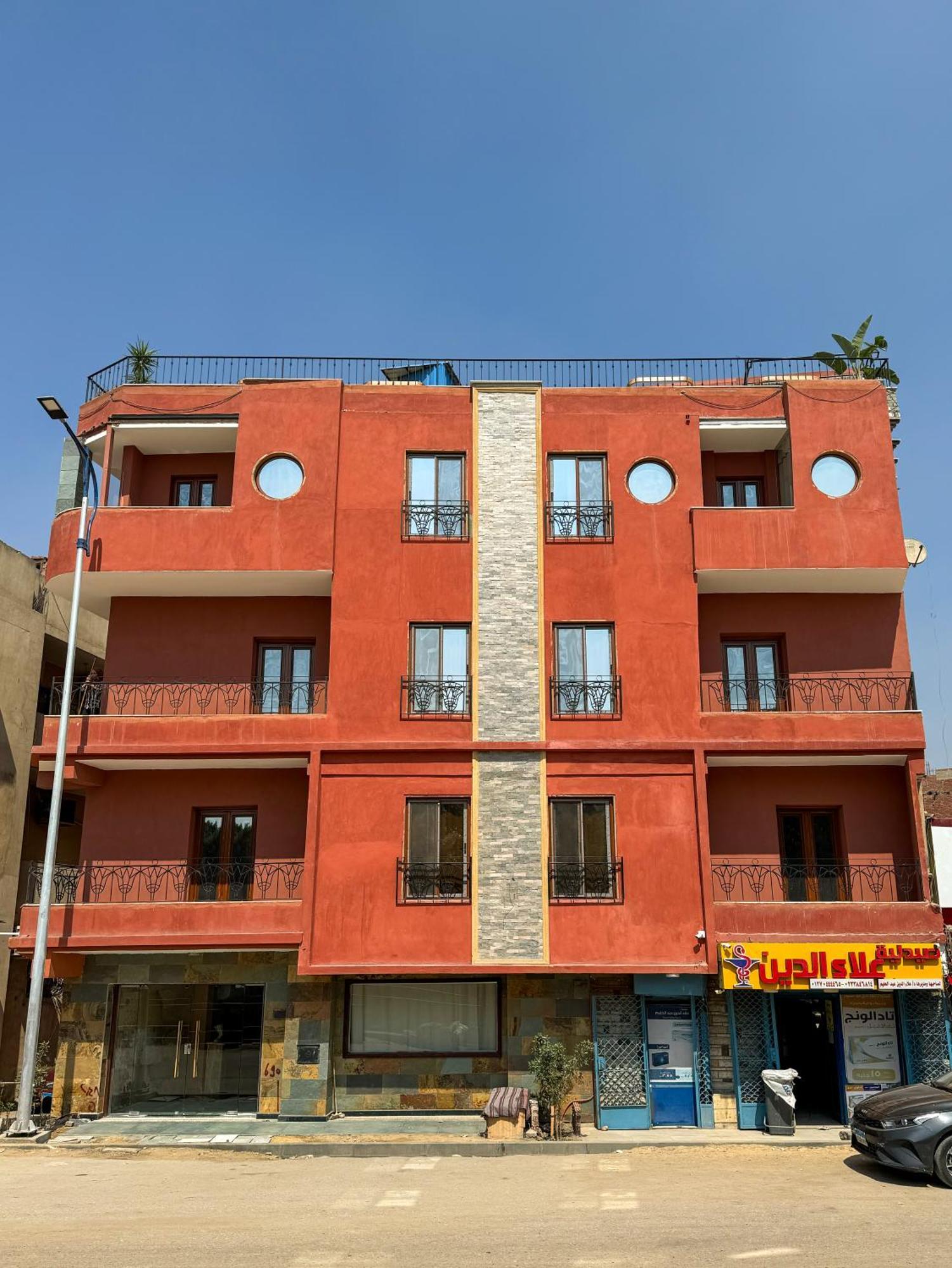 Almas Pyramids View Hotel Kafret el-Gabal Exterior foto