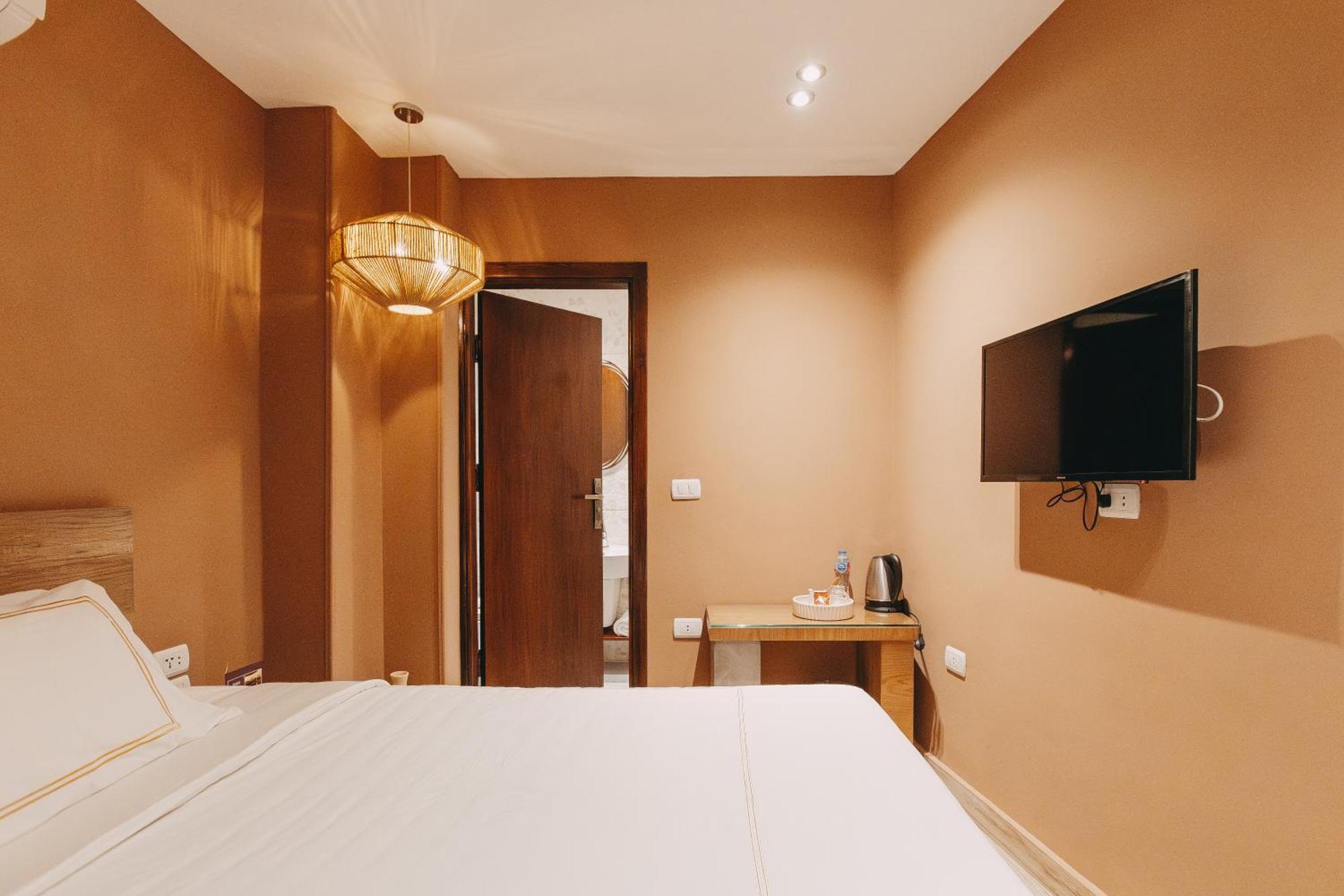 Almas Pyramids View Hotel Kafret el-Gabal Exterior foto